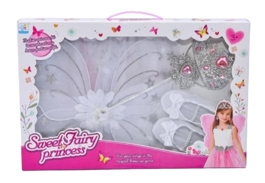 Fairy Princess Dress Set - White