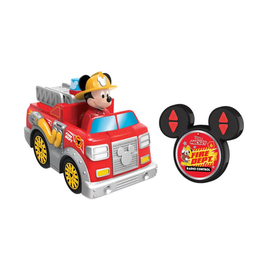 Disney Junior 9" Mickey's Remote Control Firetruck Toy- Red