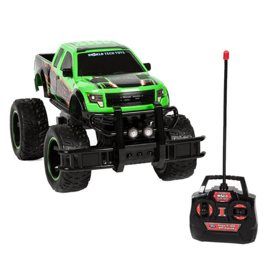 World Tech Toys Ford 1:14 Scale F-150 SVT Raptor Remote Control Truck - Green/Black