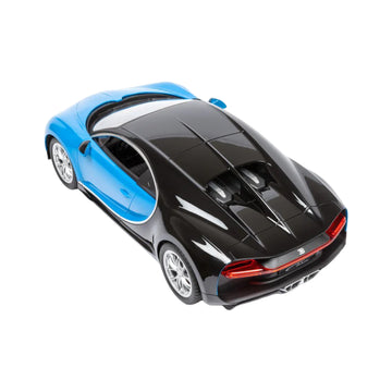World Tech Toys 1:10 Bugatti Chiron Electric Full Functio 2.4Ghz RC Car - Blue / Black