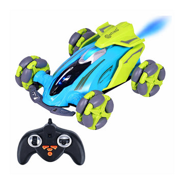 Contixo SC4 2.4GHz Remote Control Race Car with 360° Rotating - Blue/Green