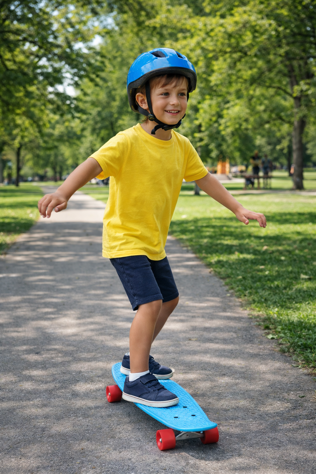 Rugged Racers 22" Skateboard Cruiser - Blue