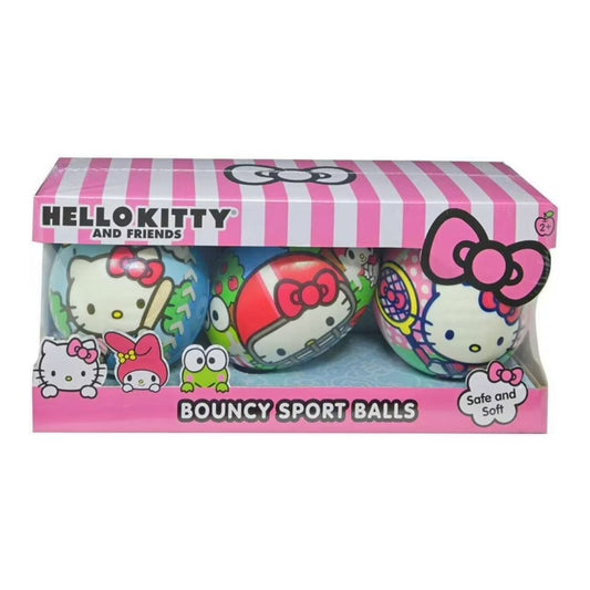 Hello Kitty and Friends Bouncy Sport Balls Set (3-Piece)