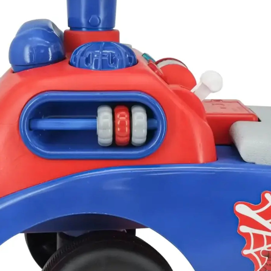 Disney Amazing Spidey My First Activity Ride-on Toy with Lights and Sounds - Red/Blue