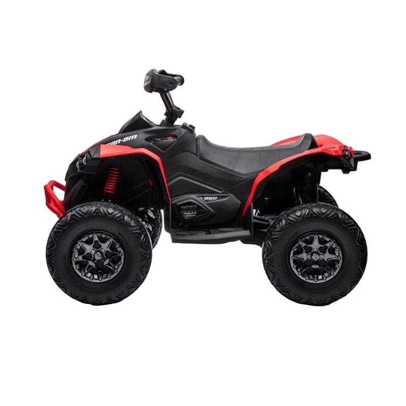 BBJ Toys Can Am Renegade ATV Ride on Battery Toy Car - Red/Black