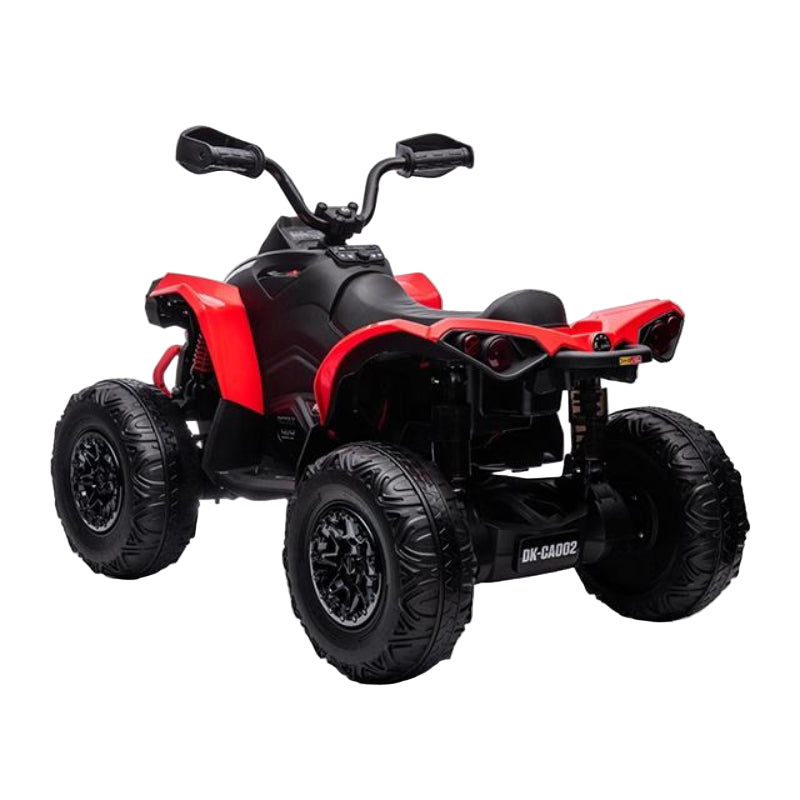 BBJ Toys Can Am Renegade ATV Ride on Battery Toy Car - Red/Black