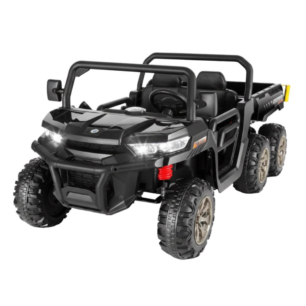BBJ Toys 24V 6 Wheel UTV Body - Black