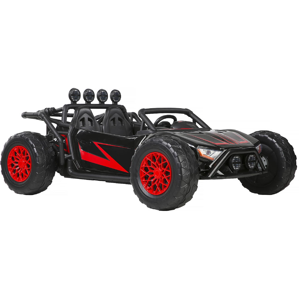 Dynacraft 24V Ride On Trail Rider - Black/Red