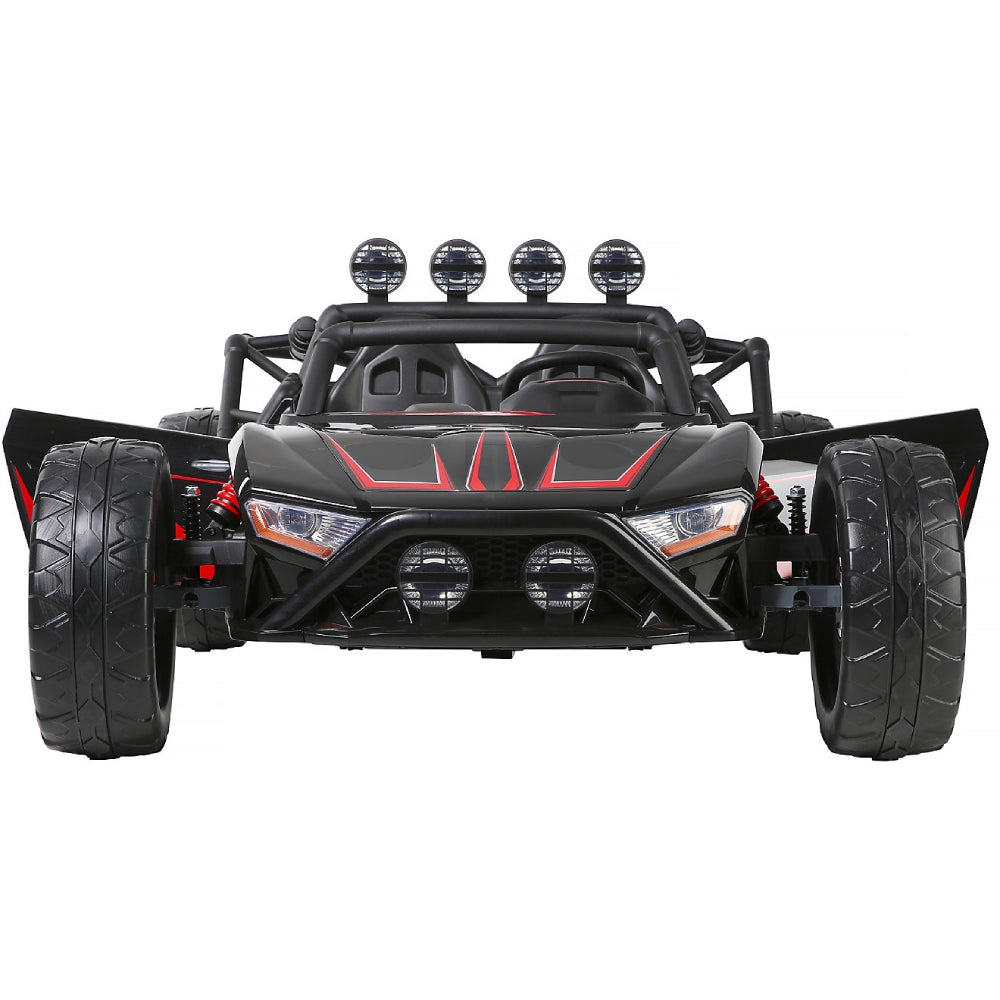 Dynacraft 24V Ride On Trail Rider - Black/Red