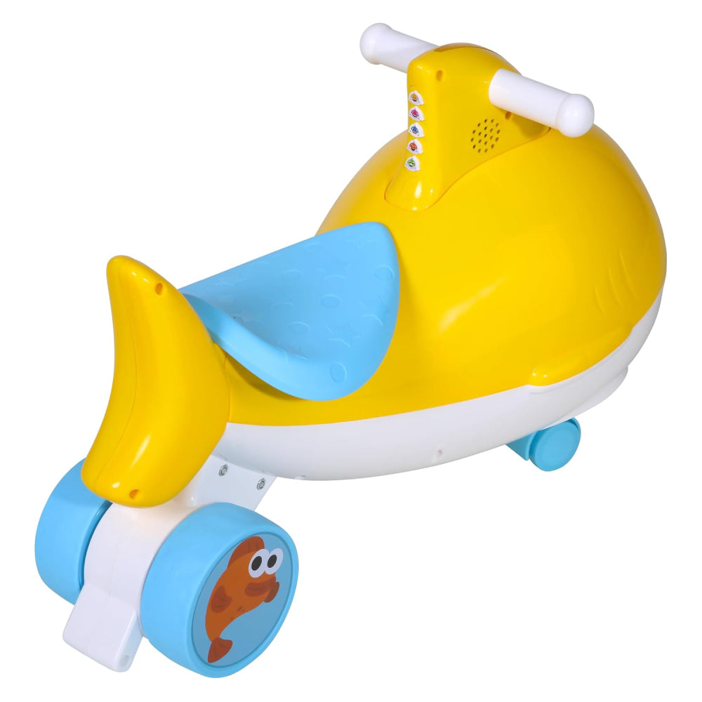 Dynacraft Baby Shark Push Ride On Toy - Yellow
