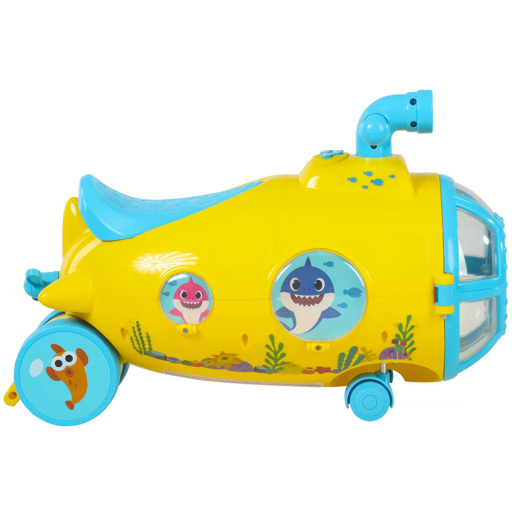 Dynacraft Baby Shark Foot to Floor Ride On Toy - Yellow