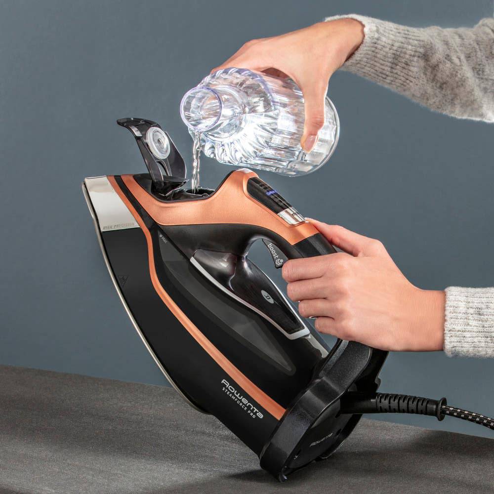 Plancha de vapor Rowenta DW9580U1 SteamForce Pro - Negro/Cobre