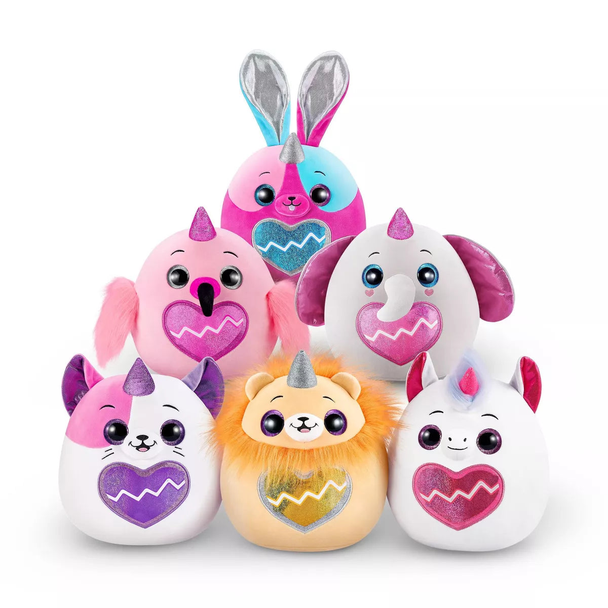 Rainbocorns Eggzania Surprise Mania Collectible Plush Stuffed Animal Toy - Assorted