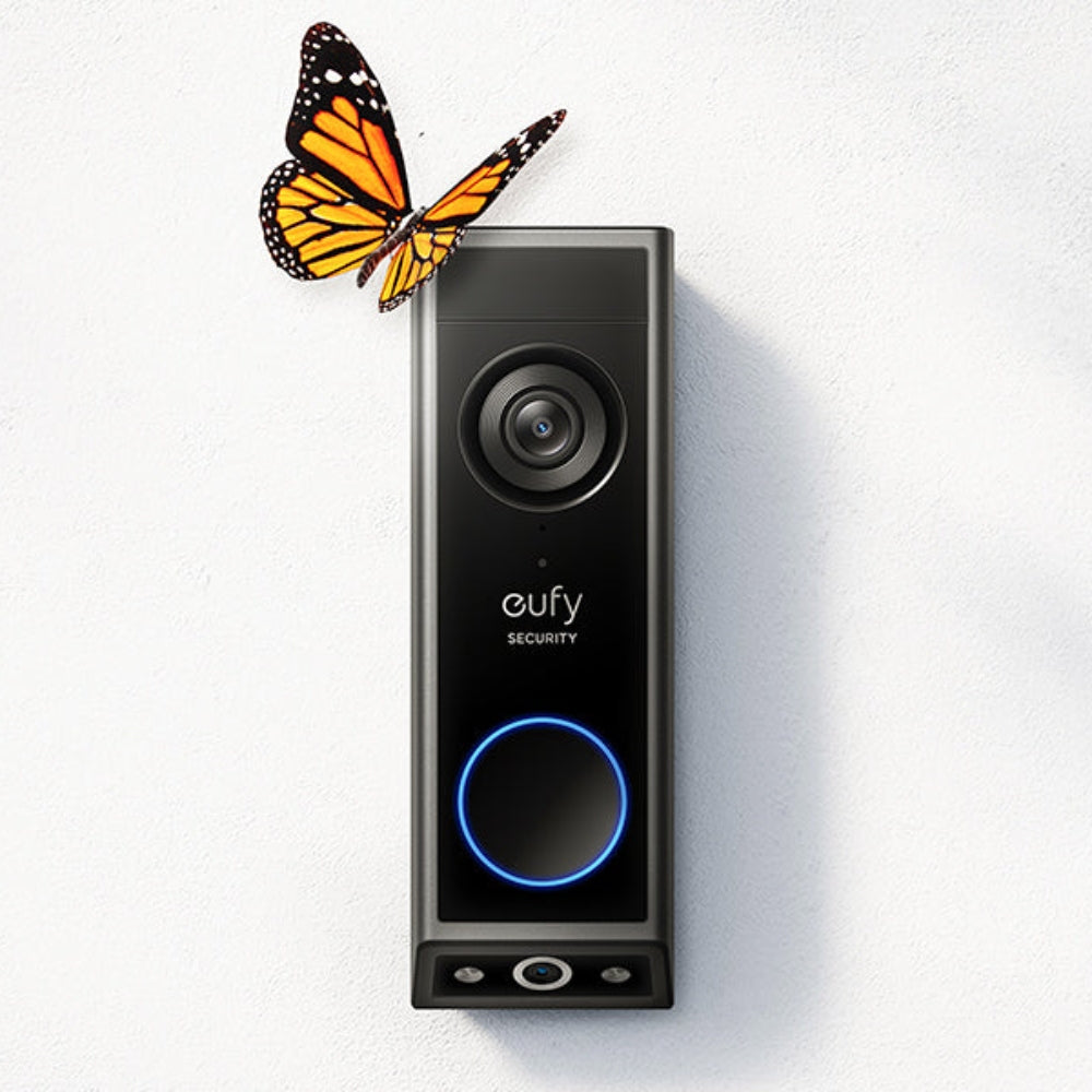 Eufy Security E340 2K Wi-Fi Battery-Powered Video Doorbell - Black