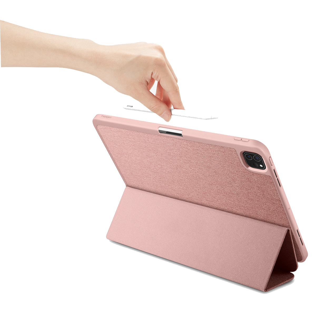 Funda Spigen Urban Fit para iPad Pro M4 de 13" de Apple - Oro rosa