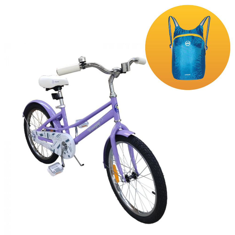 Paquete de bicicletas: bicicleta Air Girl de 20" + mochila de 15"