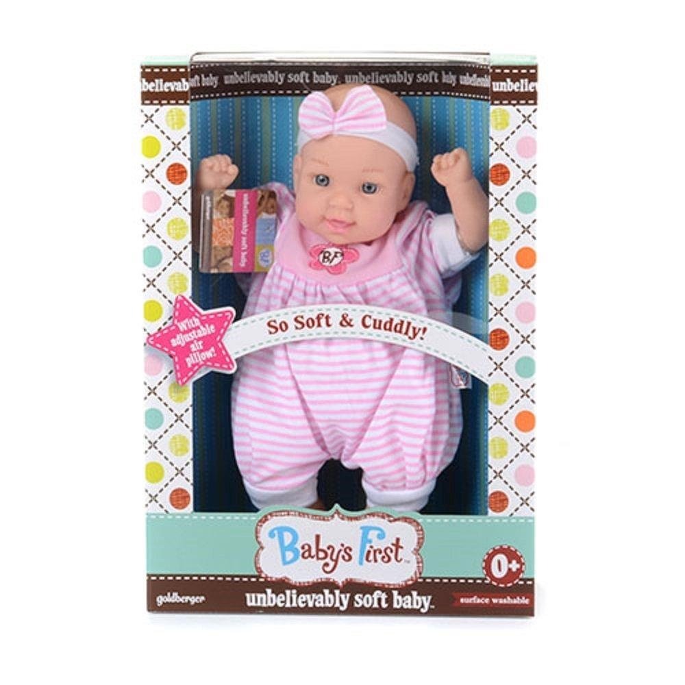 Muñeca bebé Goldberger Air Baby increíblemente suave de 13"