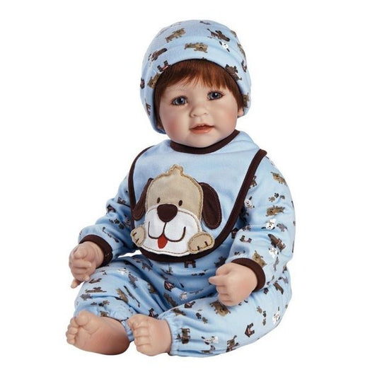 Adora Toddlertime WOOF! 20" Boy Baby Doll with Puppy Print Onesie - Multicolor - Curacao