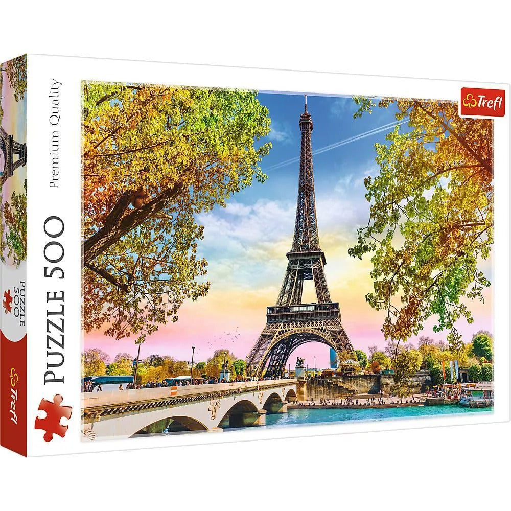 Trefl Romantic Paris, France Jigsaw Puzzle (500-Piece)