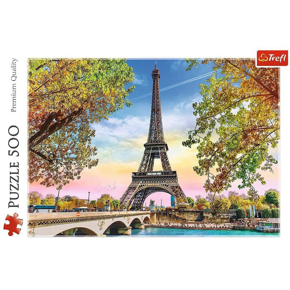 Trefl Romantic Paris, France Jigsaw Puzzle (500-Piece)