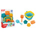 Big Tree Toys 26.5" Bath Beach Toy Set with Folding Bucket (6-Pieces) - Curacao