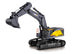 Huina Remote Control Huina Excavator + Huina Construction Truck - Yellow/Black - Curacao