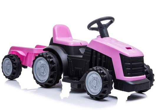 6V Tractor 6 Wheel Pink Ride On