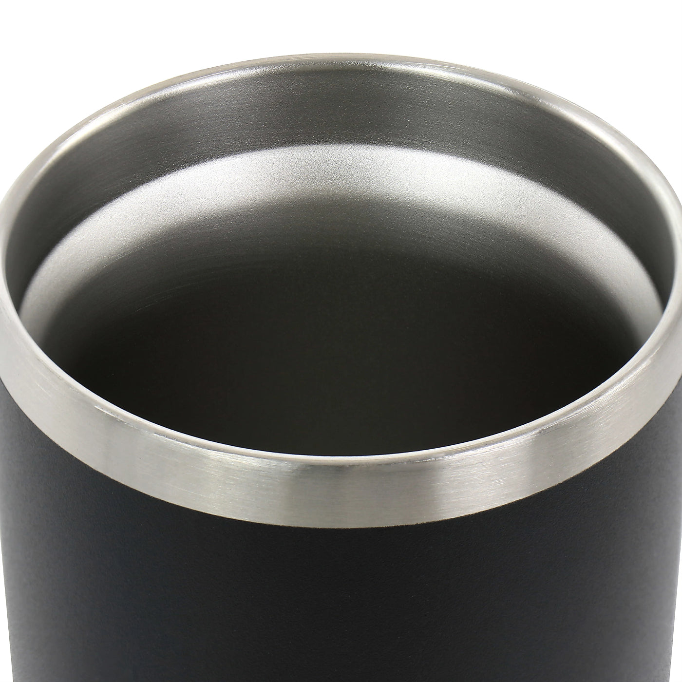 Taza térmica de acero inoxidable con tapa Gibson WAO de 18 oz - Negro mate