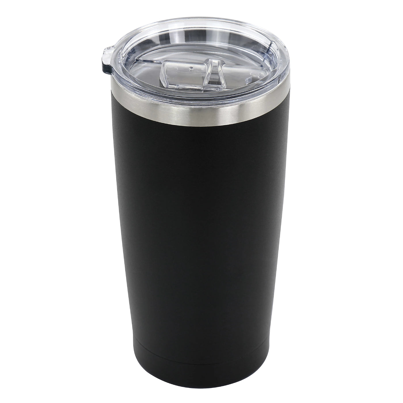 Taza térmica de acero inoxidable con tapa Gibson WAO de 18 oz - Negro mate