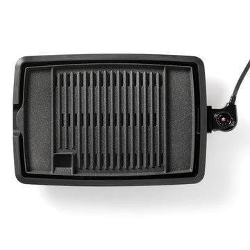 Starfrit Rock 10" Smokeless Electric BBQ Indoor Grill with Cool Touch Handles - Black