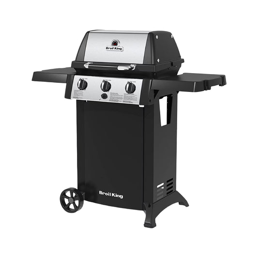 Broil King Gem 320 814154 Liquid Propane Grill with Rust Resistant - Stainless steel/Black