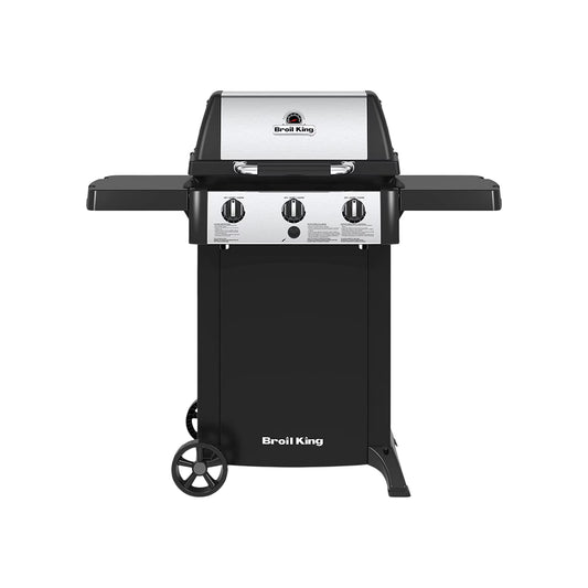 Broil King Gem 320 814154 Liquid Propane Grill with Rust Resistant - Stainless steel/Black