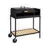 AC BBQ Enamel Grill with Lid and Powder Coating