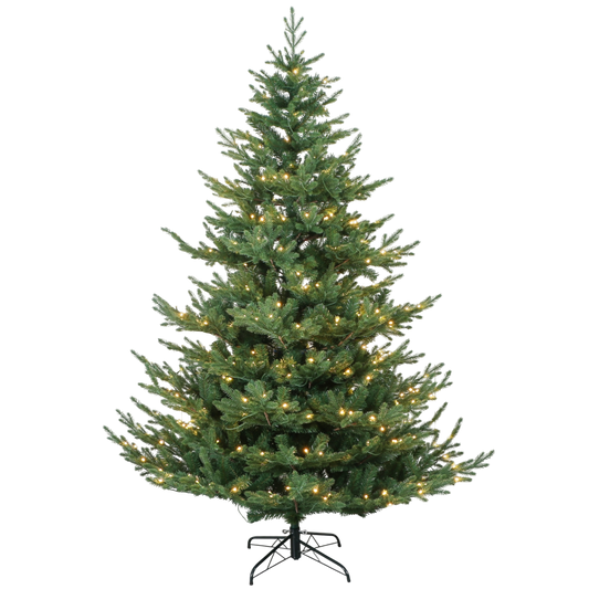 The Outdoor Institute 6' Mixed Tips Christmas Tree with 310T Warm White LED Lights - Green