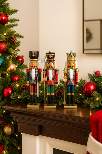 Kurt Adler 20" King and Soldier Nutcracker - Assorted