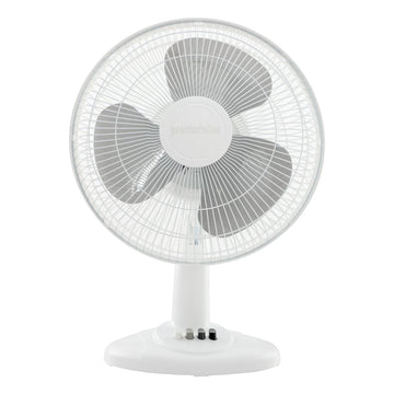 Proctor Silex 12" Table Fan – White