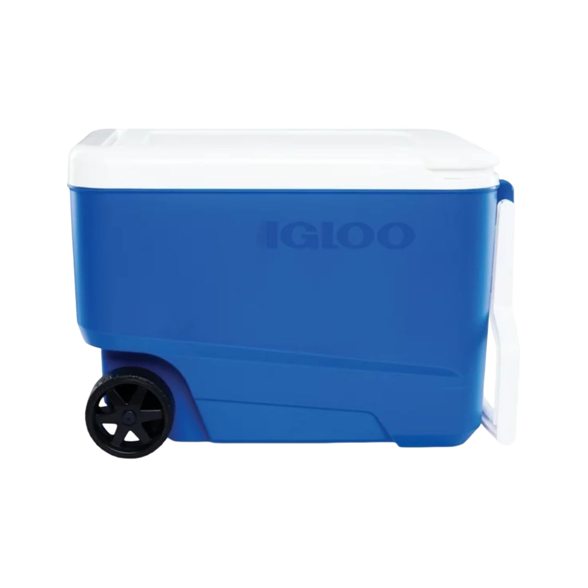 Nevera portátil con ruedas Igloo 00034482 de 38 cuartos de galón, color azul