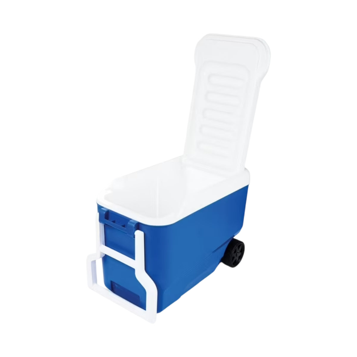 Nevera portátil con ruedas Igloo 00034482 de 38 cuartos de galón, color azul