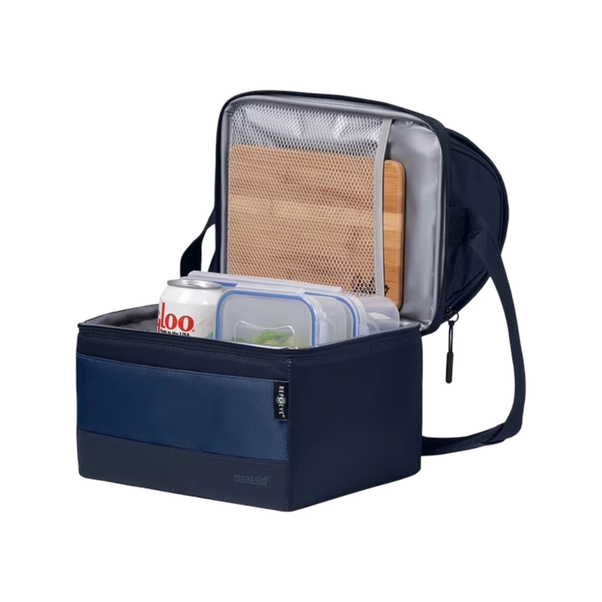 Bolsa térmica para 16 latas Igloo MaxCold Evergreen Gripper, color azul