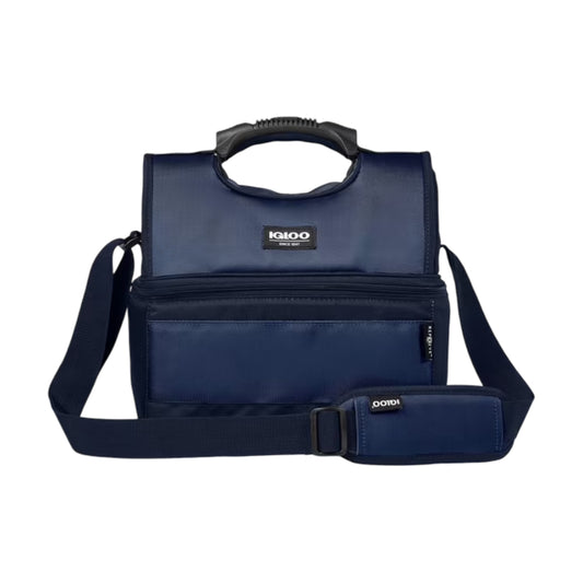Bolsa térmica para 16 latas Igloo MaxCold Evergreen Gripper, color azul