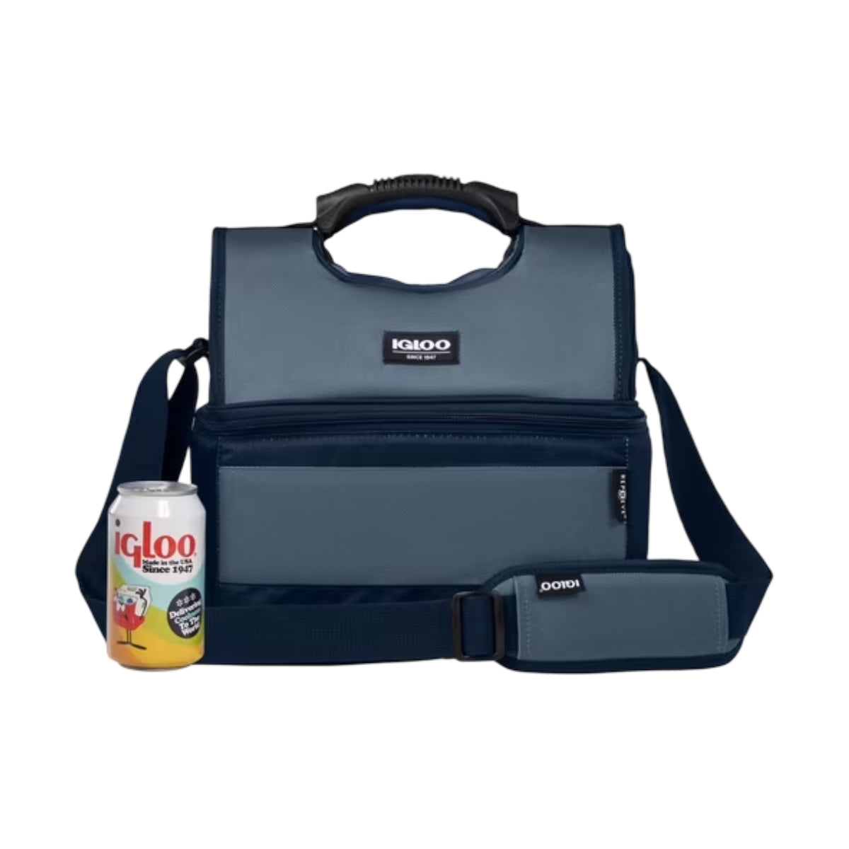 Bolsa térmica para 16 latas Igloo MaxCold Evergreen Gripper, color azul