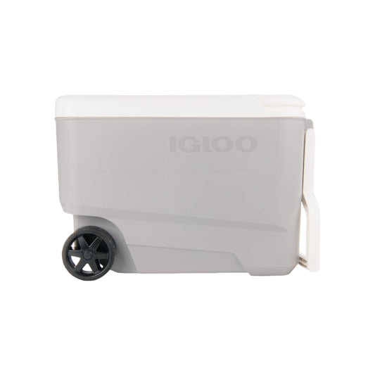 Nevera portátil con ruedas Igloo 34499 de 38 cuartos de galón, color gris Moonscape