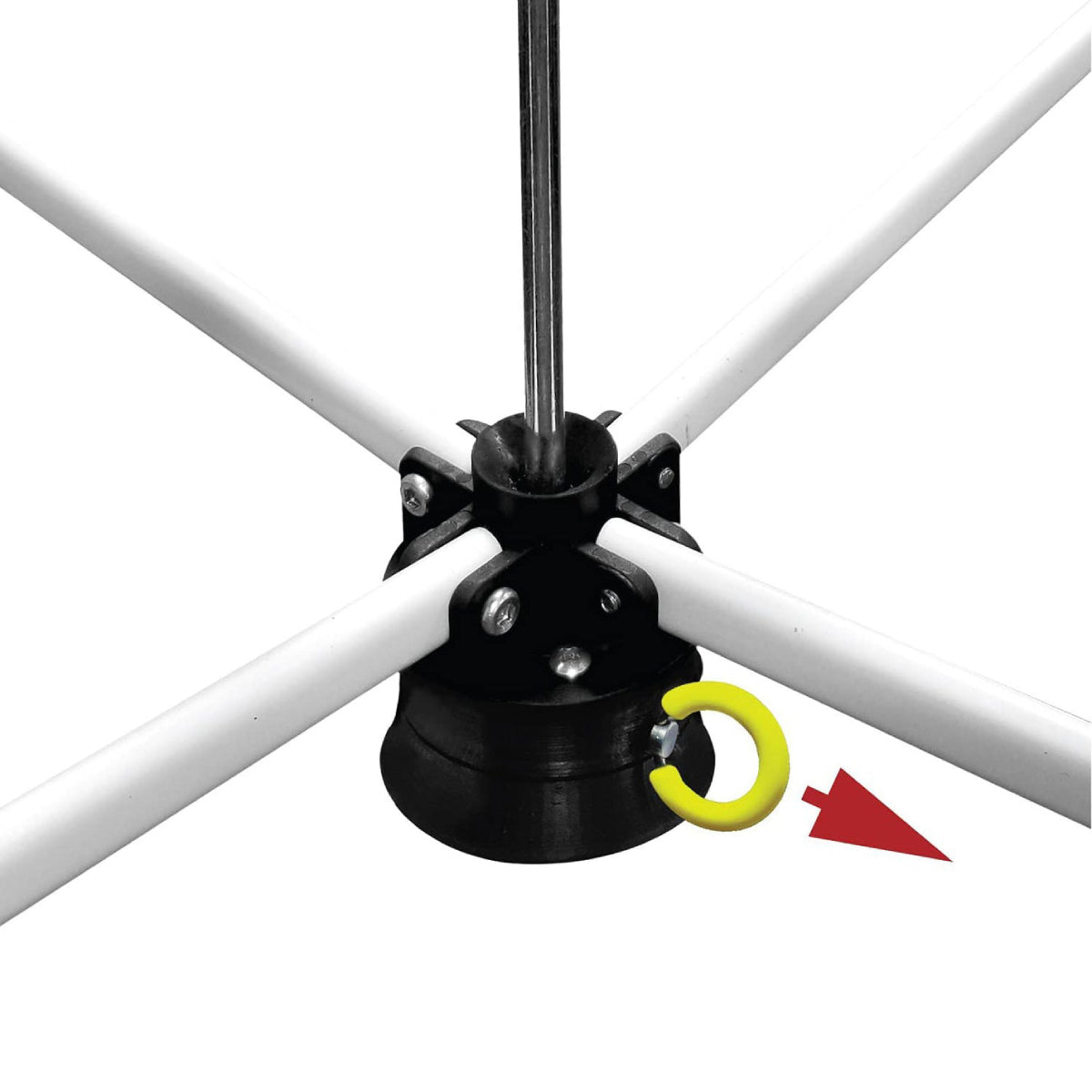 Caravan Canopy Rapid Push V-Series 2 Pro 10' x 10' Instant Canopy Kit - Blue/White