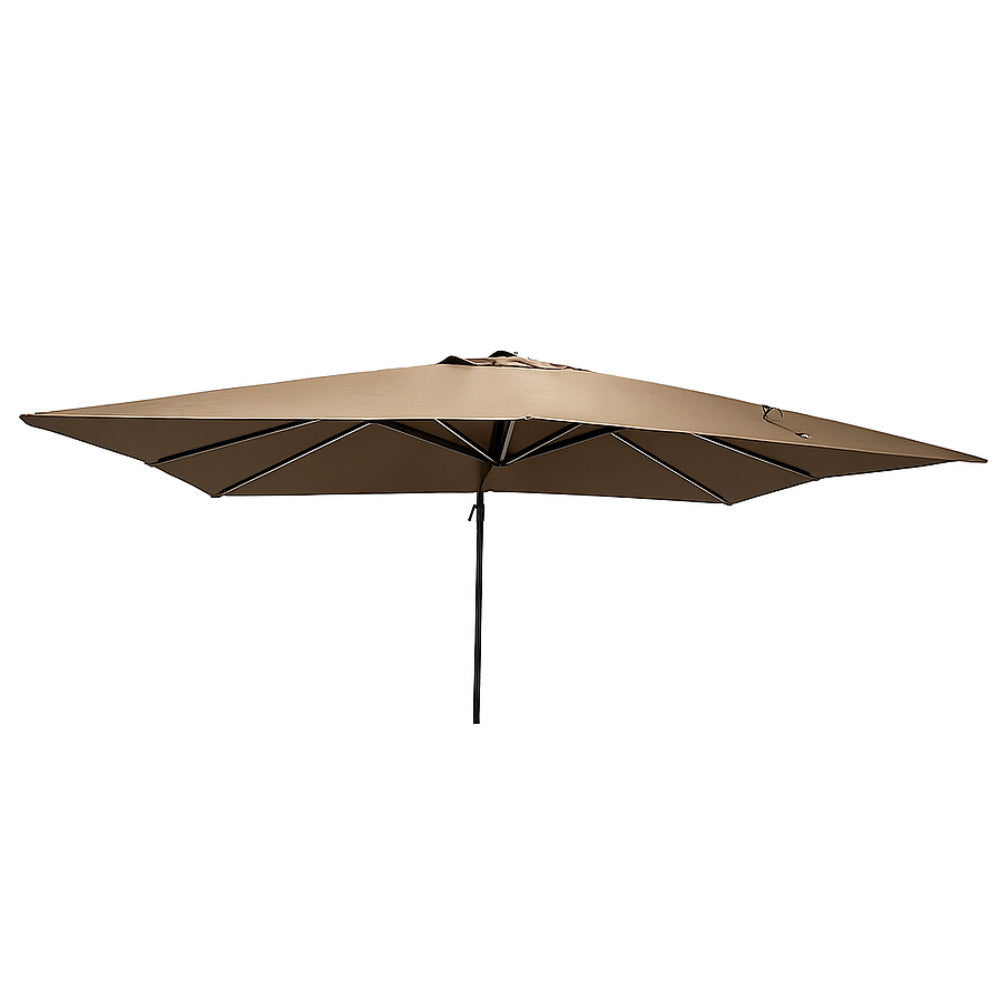 The Outdoor Institute TOI Roma 10' x 13' Solar Umbrella - Brown