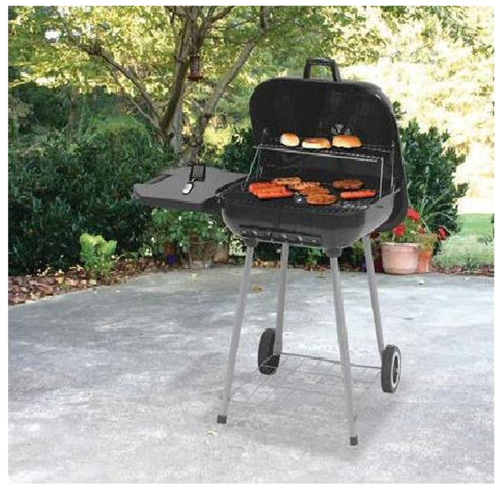 BBQ Grill Bundle: 22" Foldable Square BBQ Grill  + Free BBQ Tool Set