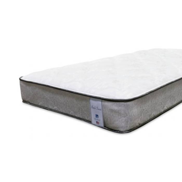SilverRest Backsaver Twin Size Mattress - White/Gray