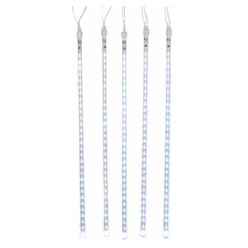 Kurt S. Adler 12.5' 150-LED Meteor Shower Snowfall White Light Set (Pack of 5) - Curacao