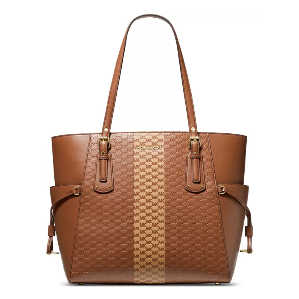 Michael Kors Voyager Large East West Tote Handbag - Camel/Luggage