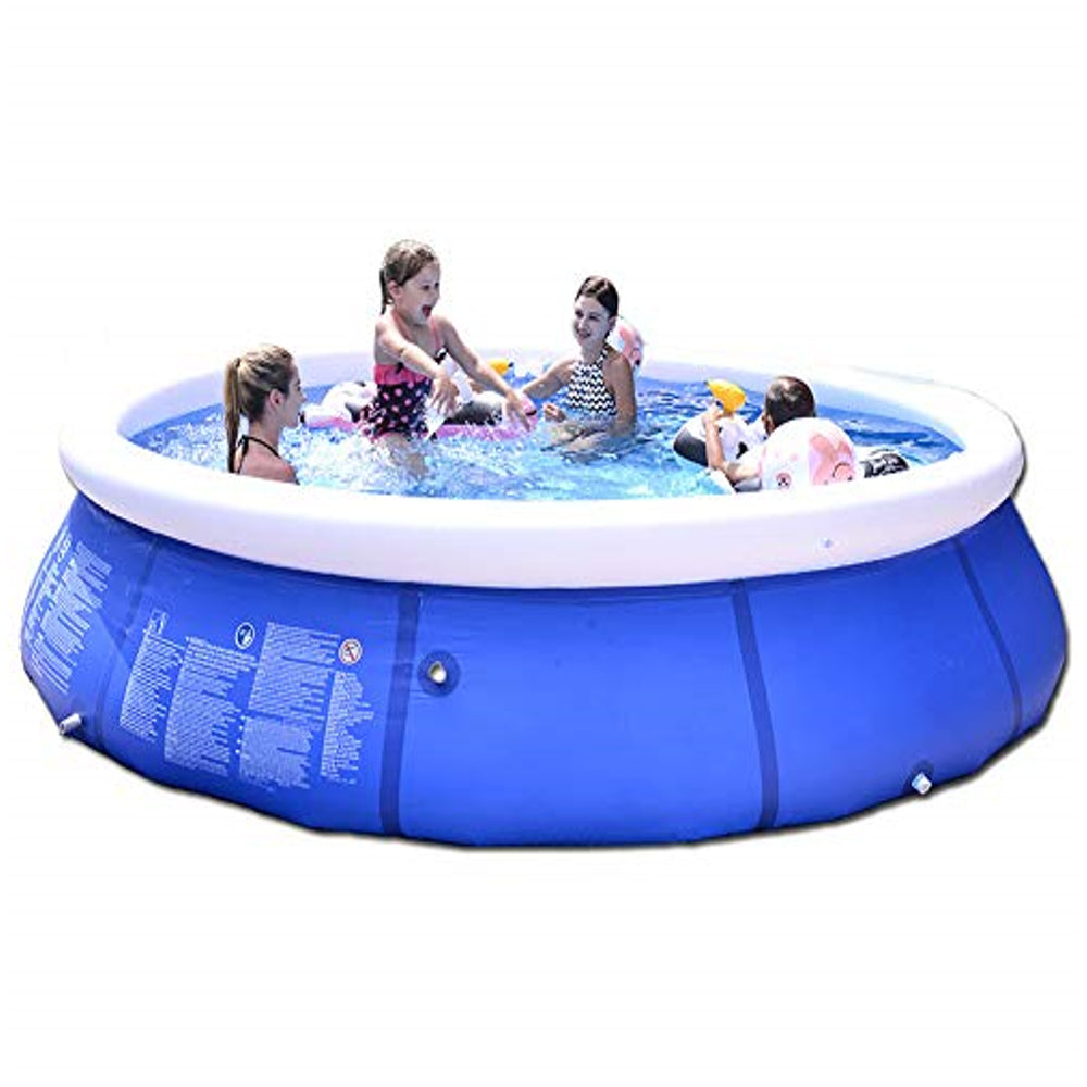 Piscina inflable para exteriores Avenli de 8' x 25" sobre el suelo