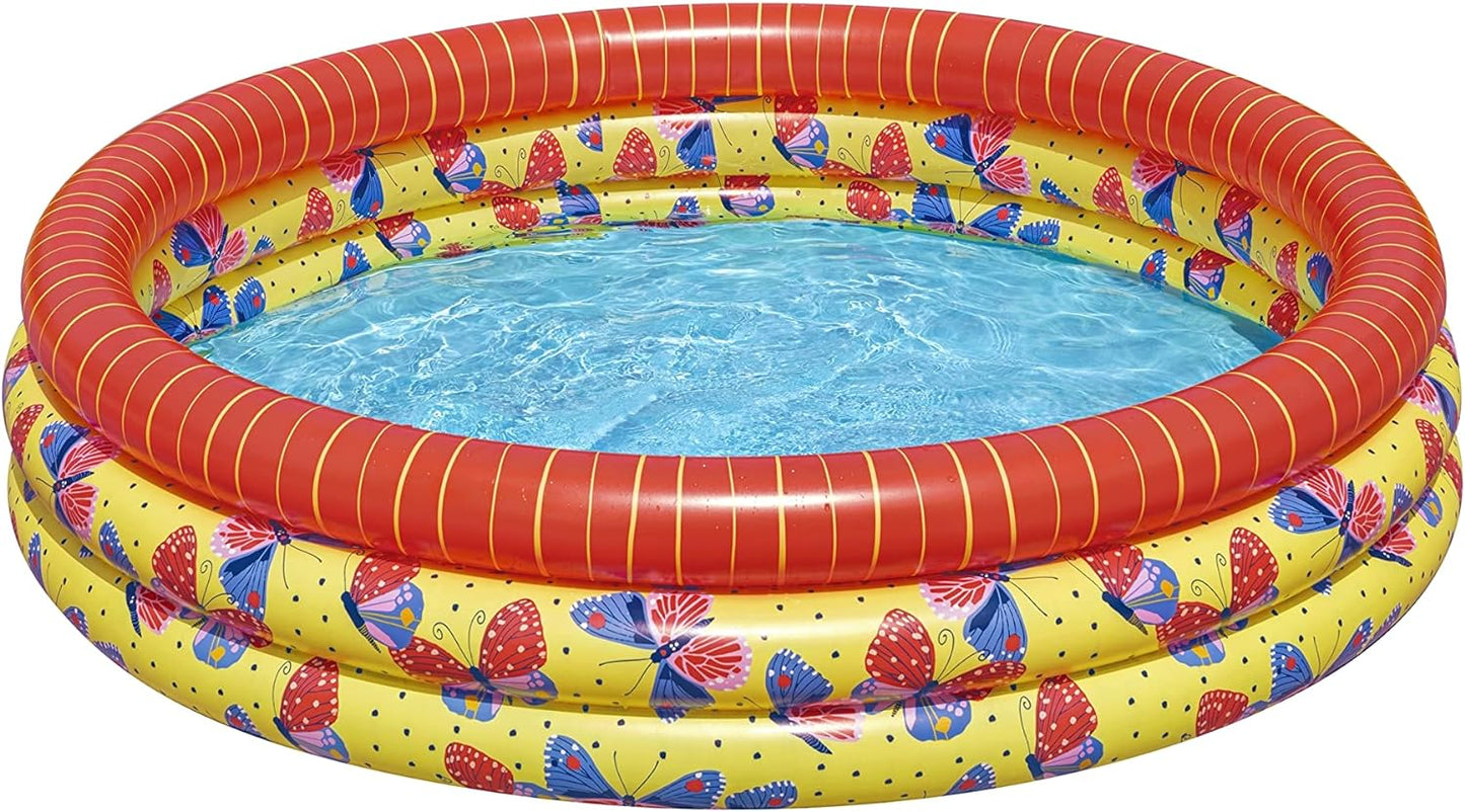 Hermosa piscina de juegos con forma de mariposa de Bestway